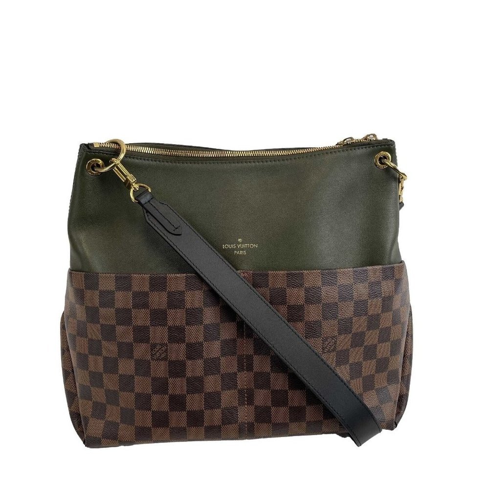 Louis Vuitton - Damier Ebène Canvas Madia Hobo - Brown/Green Shoulder Bag